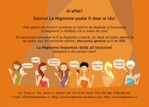 La Mignonne - oferta 5 prietene